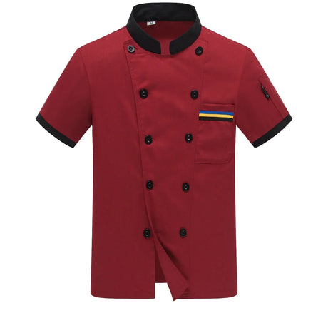 Professional Short Sleeve Chef Jacket For Food Service