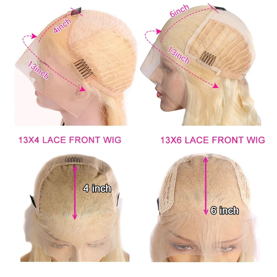 Hd Lace Frontal Wig Blonde X Lace