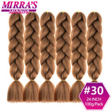 Bundles Jumbo Braiding Hair Extensions Synthetic Hair Braids