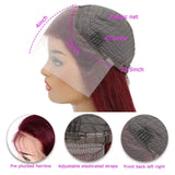 Wigs Transparent Lace Front Human