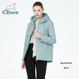 Icebear New Women Casual Short Jackets Hooded Windproof