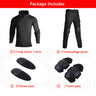 Men' Tactical Suit With Pads Combat Shirt/Pants Military