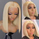 Hd Transparent Blonde Lace Frontal Human Hair