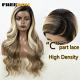 Freedom Synthetic Lace Front Wigs For Women C