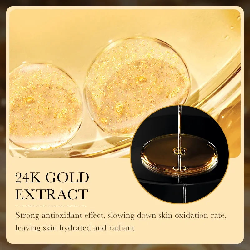 Gold Hyaluronic Acid Face Mask Facial Skincare Anti