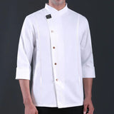 Chef Jacket Men Short Sleeve Kitchen Cook Shirts