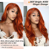 Orange Ginger Bundles Brazilian Human Hair Body Wave
