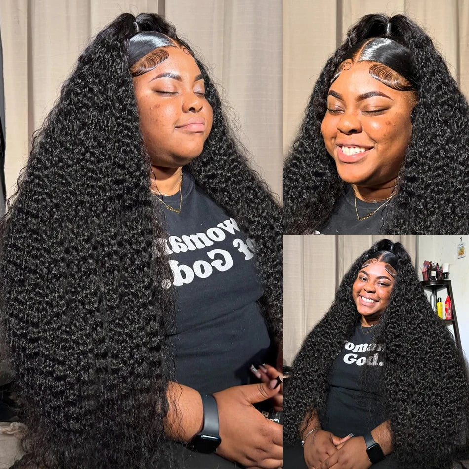 Loose Deep Wave Lace Frontal Wigs Brazilian