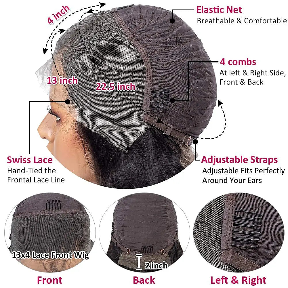 Yaki Kinky Straight Lace Front Human Hair