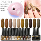 Gel Nail Polish Set With W