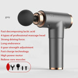 Lcd High Frequency Fascia Gun Massager With