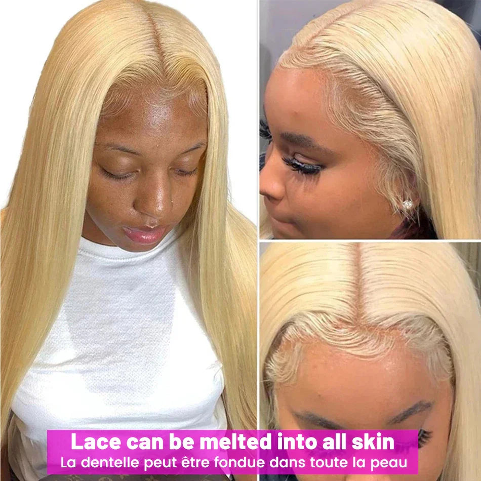 Blonde Color Lace Front Human Hair