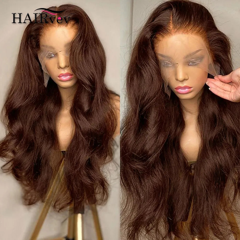 Hd Chocolate Brown X Body Wave Lace Front