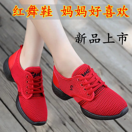 Single Net Sports Feature Soft Outsole Breath Dance