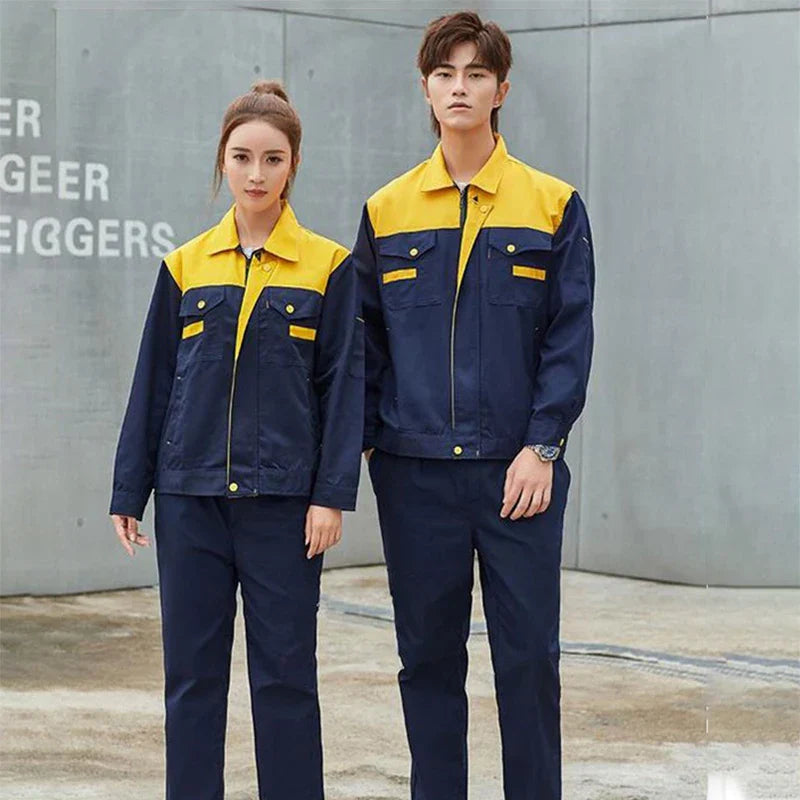 Spring Work Clothing Men Women Warehouse Worker Suit