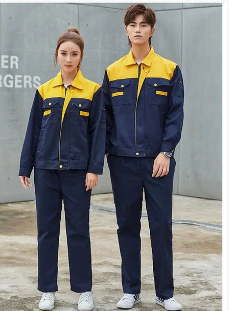 Spring Work Clothing Men Women Warehouse Worker Suit