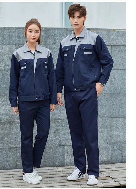 Spring Work Clothing Men Women Warehouse Worker Suit