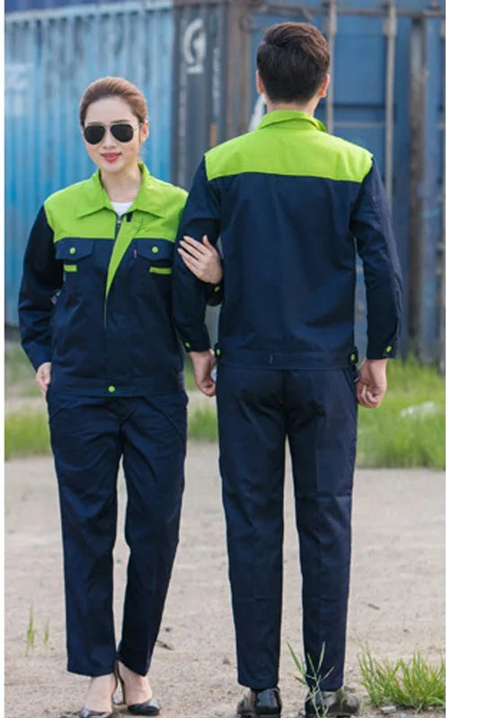 Spring Work Clothing Men Women Warehouse Worker Suit