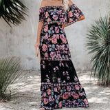 Summer Dress Print Vintage Long Dresses For Women