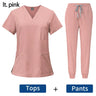 Women's Surgical Scrubs Set - Top & Pants for Nursing & Beauty Salon