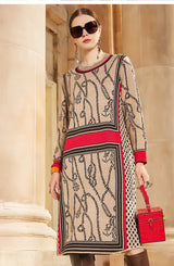 Sweater Dresses Women' Knitted Dress For Spring Autumn