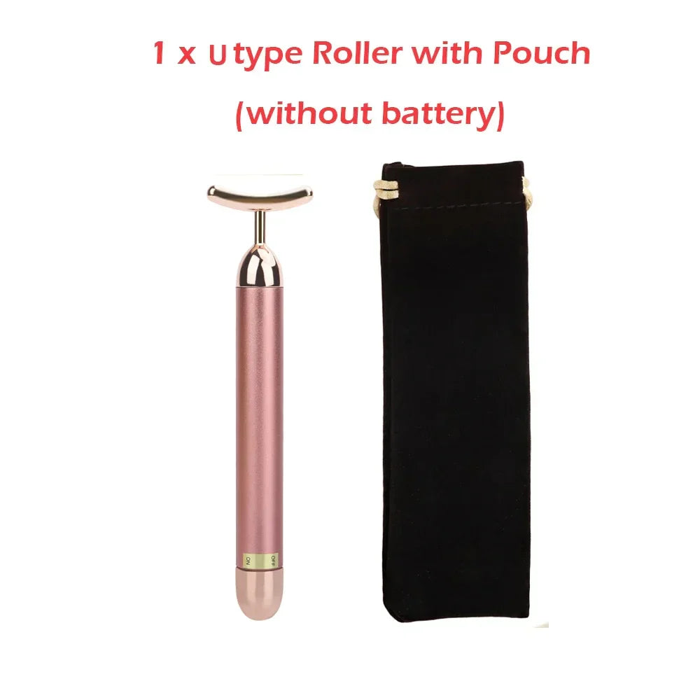 T-Shape Energy Beauty Bar Vibrating Facial Roller
