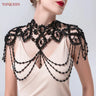 Topqueen Crystals Bead Wedding Wrap Jewelry Necklaces Accessories