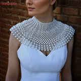 Topqueen Crystals Bead Wedding Wrap Jewelry Necklaces Accessories