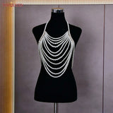 Topqueen Crystals Bead Wedding Wrap Jewelry Necklaces Accessories