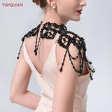Topqueen Crystals Bead Wedding Wrap Jewelry Necklaces Accessories