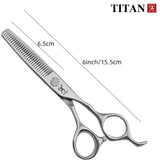 Titan Barber Scissors Professional Hair Shears . Japan