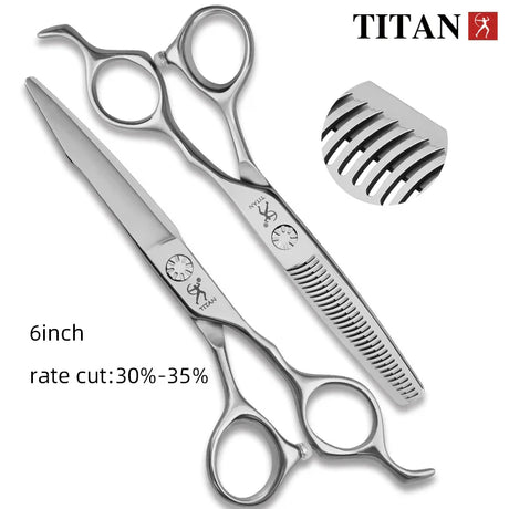 Titan Barber Scissors Professional Hair Shears . Japan