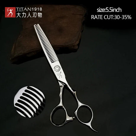 Titan Hair Scissors Thinning Barber Cutting Hair Shears