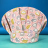 Tooth Printing Chef Hat Scrubs Fluffy Dentist Work