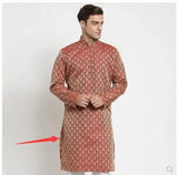 Traditional Indian Men' Shirt Pakistan Kurti Long Top