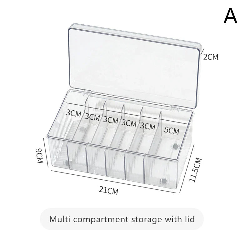 Transparent Eyelashes Extension Tools Storage Box Lashes Accessories