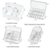 Transparent Eyelashes Extension Tools Storage Box Lashes Accessories