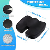 Travel Coccyx Seat Cushion Memory Foam U-Shaped Pillow