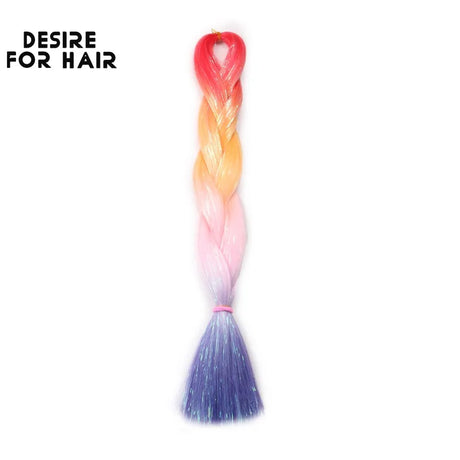 Desire For Hair Packs Synthetic Braiding Hair Christmas