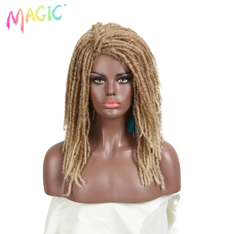 Magic Synthetic Hair Wigs For Black Women Crochet