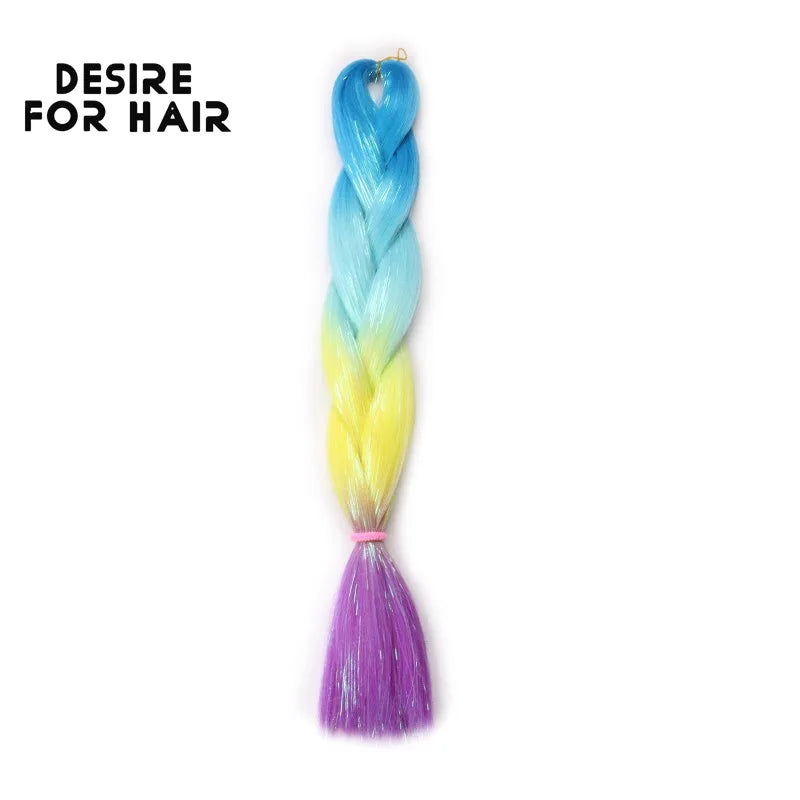 Desire For Hair Packs Synthetic Braiding Hair Christmas