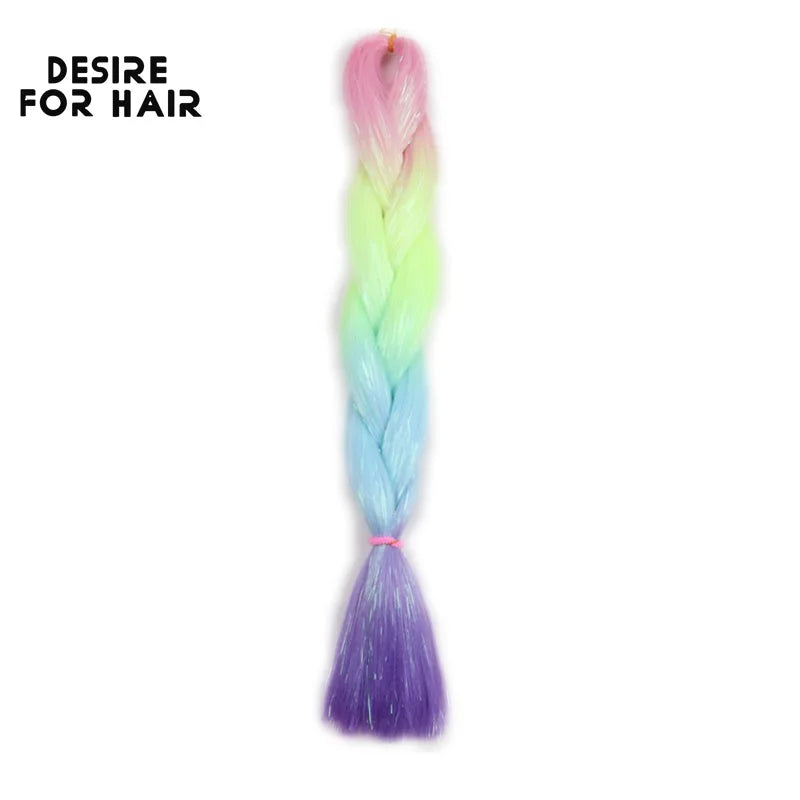 Desire For Hair Packs Synthetic Braiding Hair Christmas