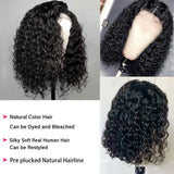 Peruvian Water Wave Human Hair Bob Wigs For