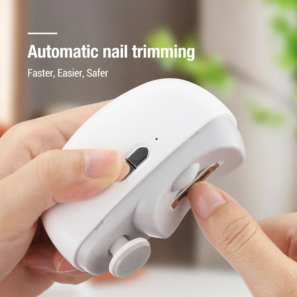 Usb Automatic Electric Nail Clipper With Cleaning Brush