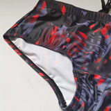 Uxh Brand Mens Swimwear With Push-Up Multicolor Trunks