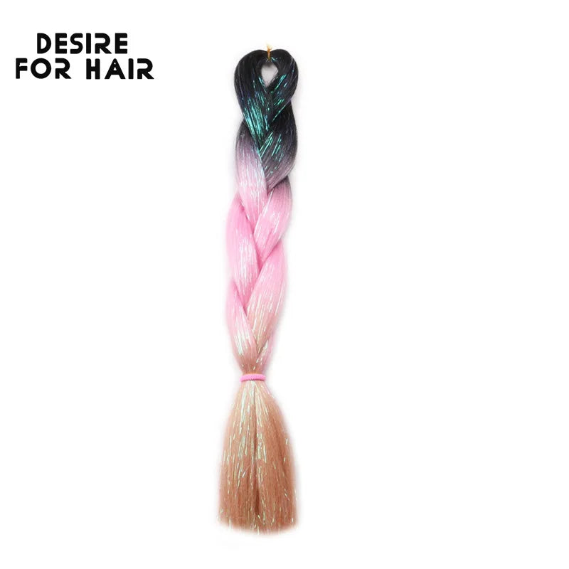 Desire For Hair Packs Synthetic Braiding Hair Christmas