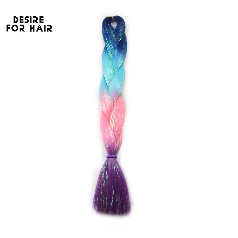 Desire For Hair Packs Synthetic Braiding Hair Christmas