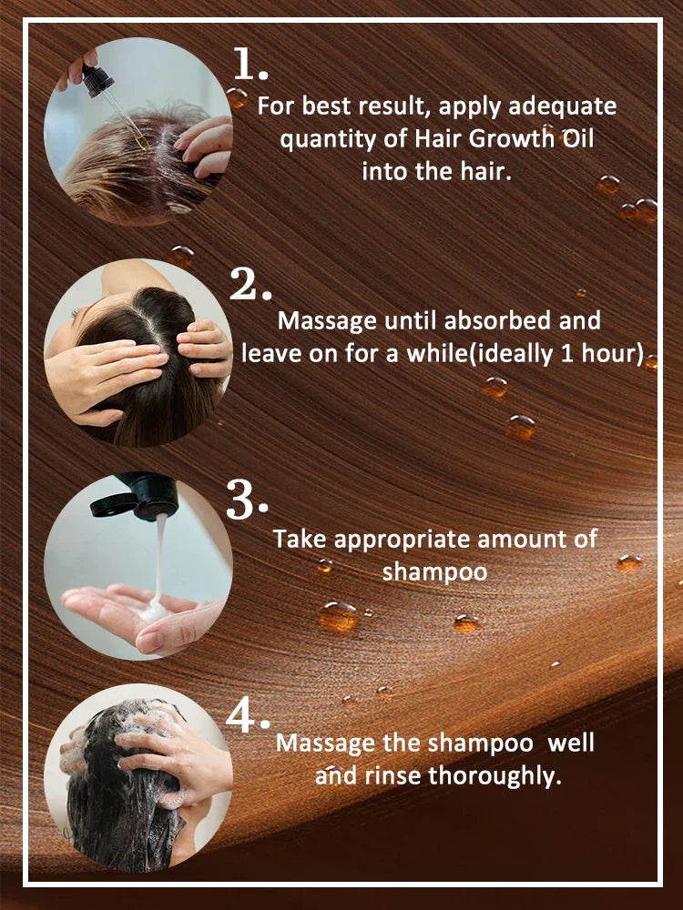 Unisex Hair Growth Oil Hair Loss Treatment Rapid