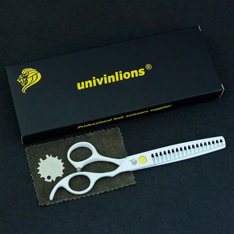 White Curved Scissors Pet Grooming Scissors