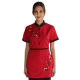 Waiters Work Clothes Summer Short Sleeve Waiter Uniforms